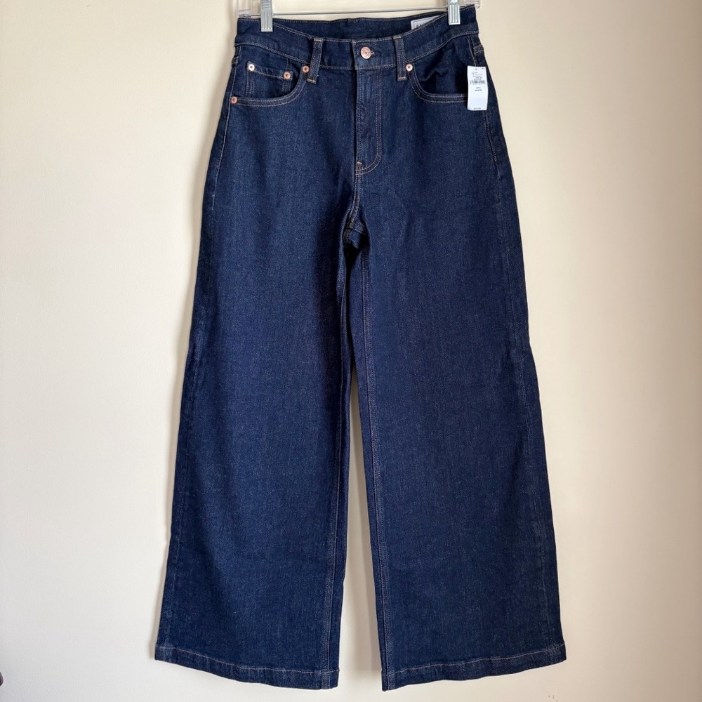 Gap High Rise Stride Wide-Leg Jeans